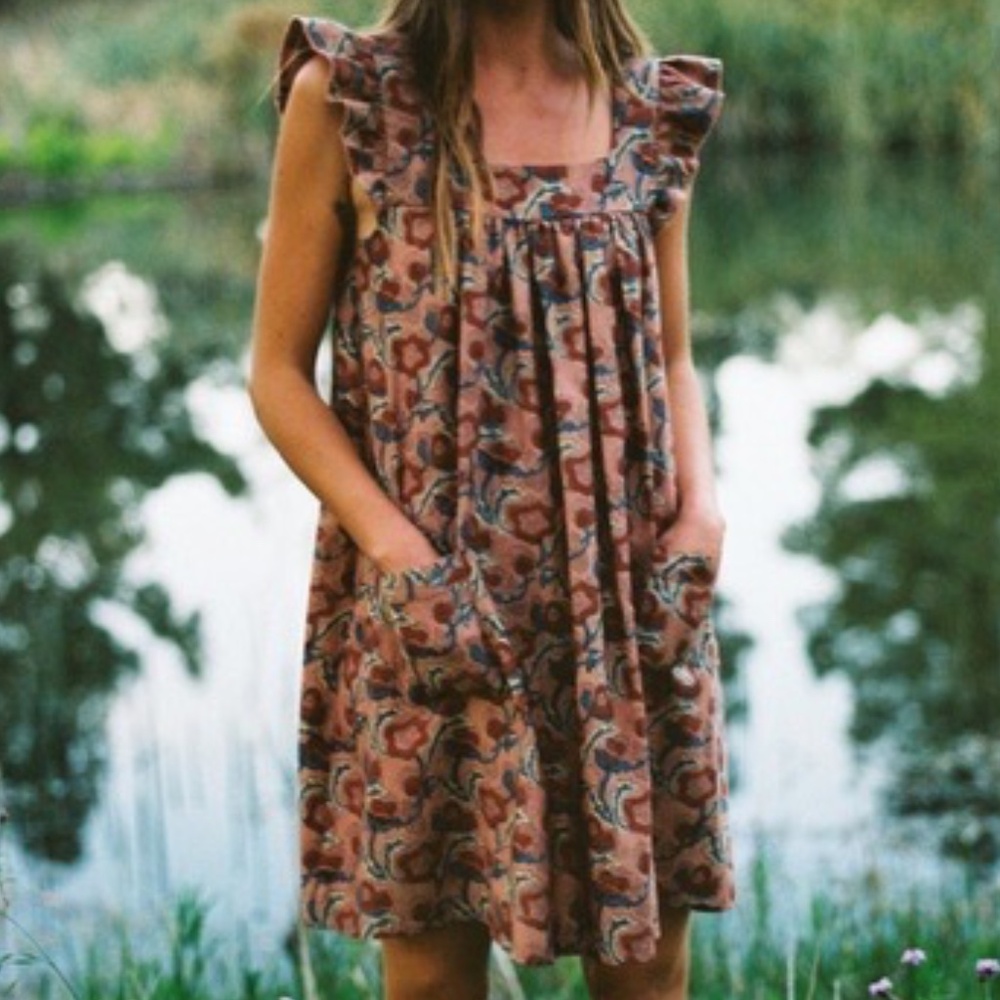 Christy Dawn Bennet Dress Plum Floral